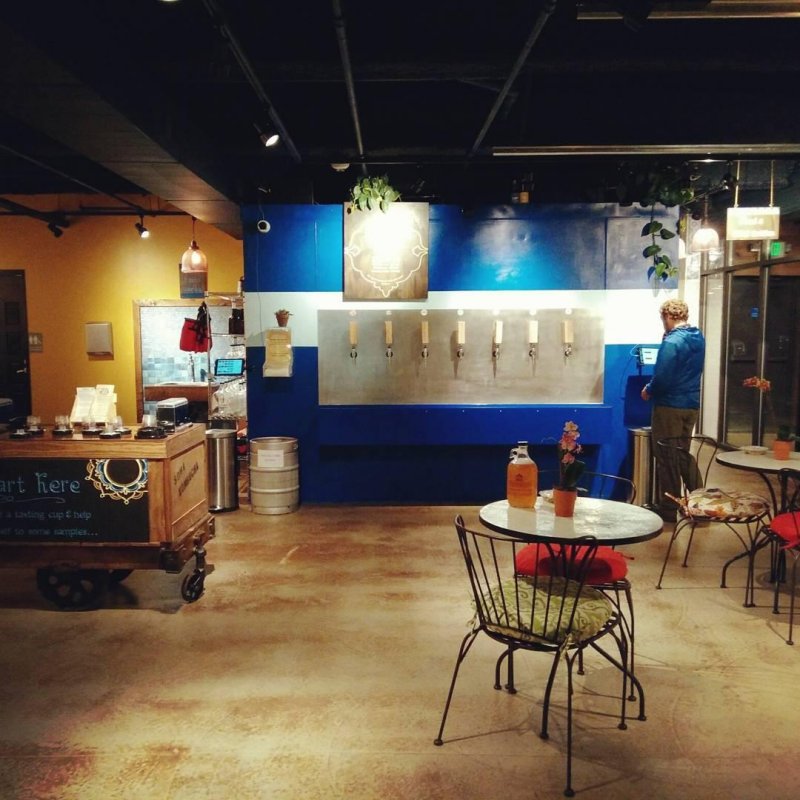 Peak Portland: a fully automated self-service Kombucha tap room and growler filling station.